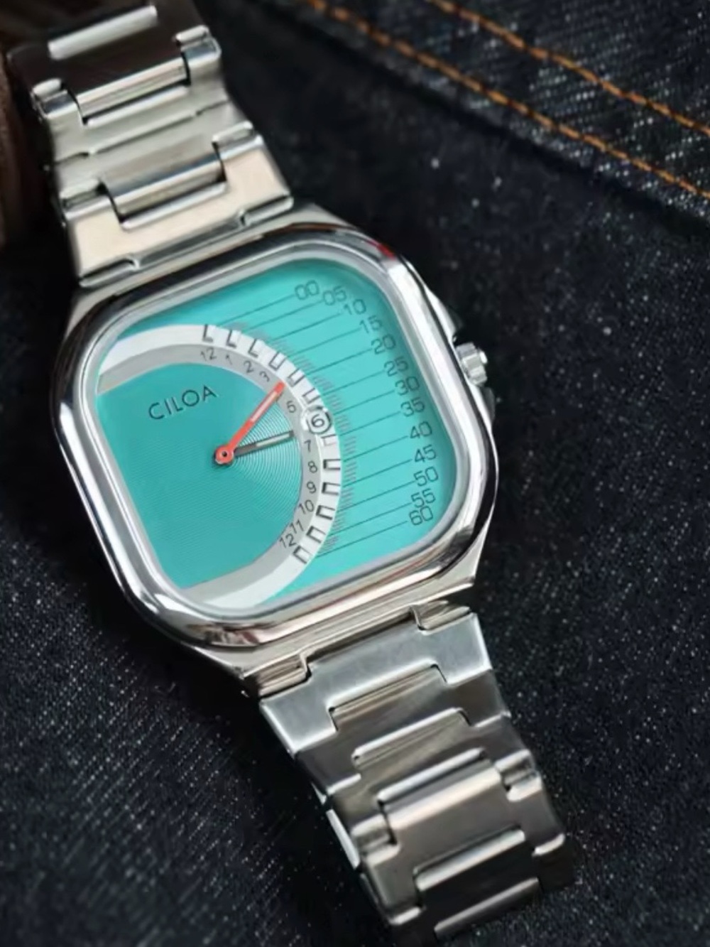Ciloa Turquoise Dial Watch